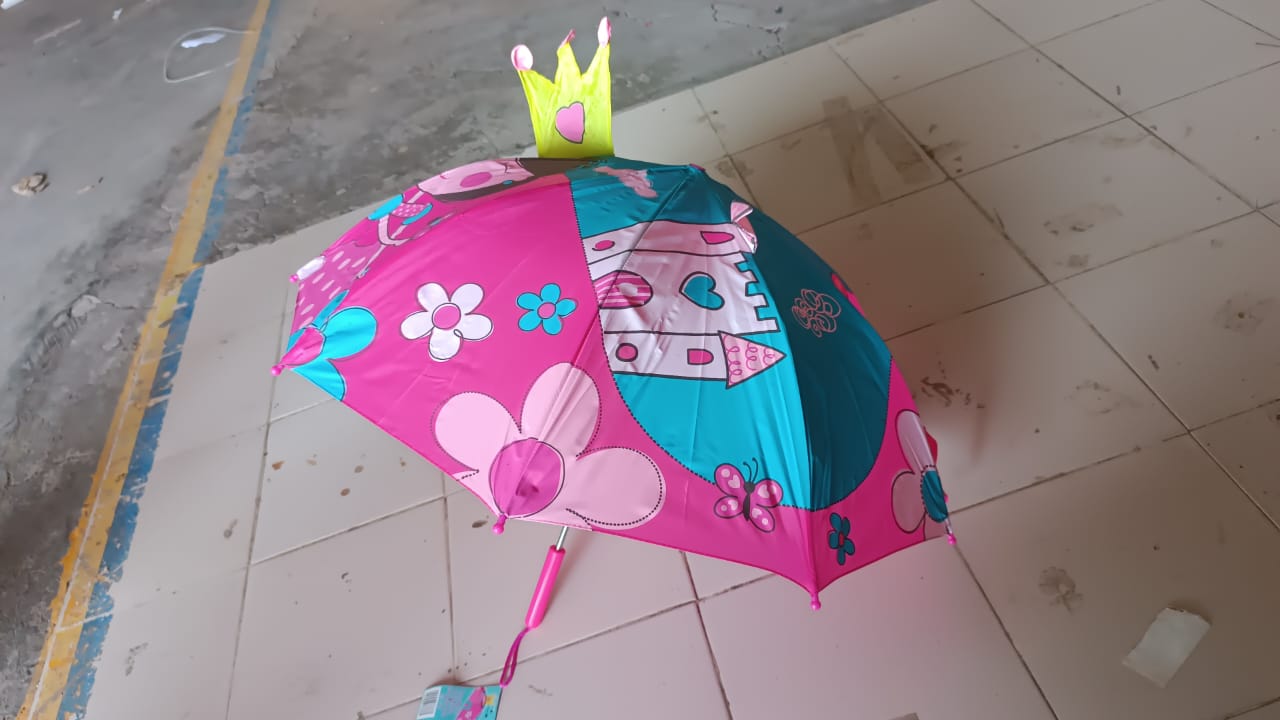 3D Kids Umbrella with Cartoon Print – Cute Waterproof Rain Umbrella (1 Pc) 3D Kids Umbrella with Cartoon Print – Cute Waterproof Rain Umbrella (1 Pc)